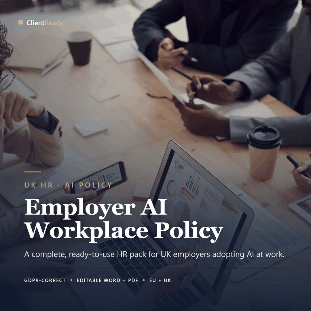 UK Employer AI Workplace Policy Pack